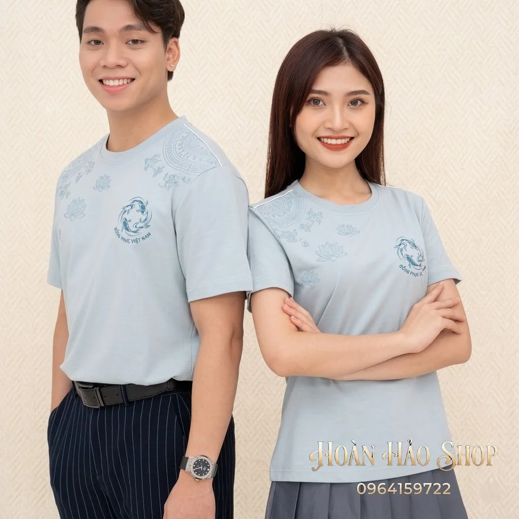 Mẫu Áo Thun Cổ Tròn Đồng Phục KOI Thé