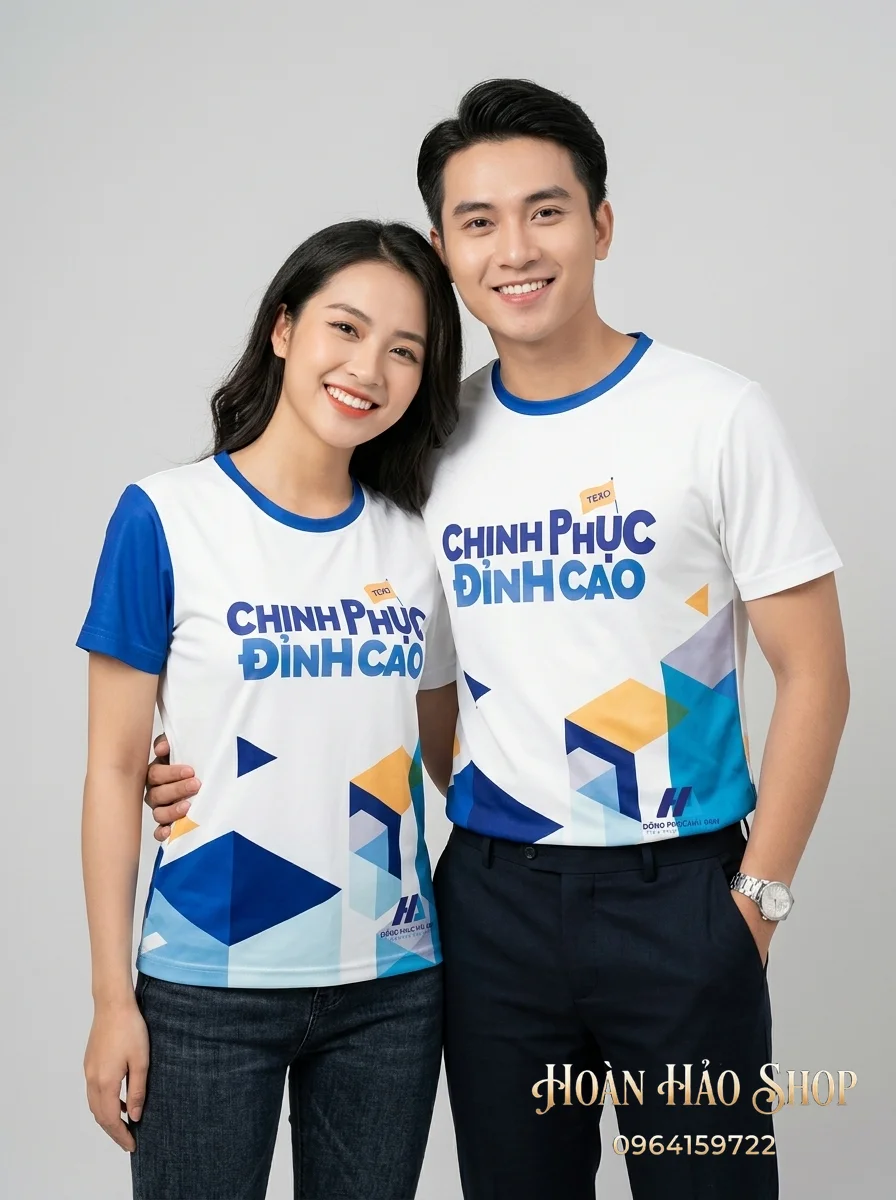 Mẫu Áo Đồng Phục Nhóm Đi Du Lịch Chinh Phục Đỉnh Cao