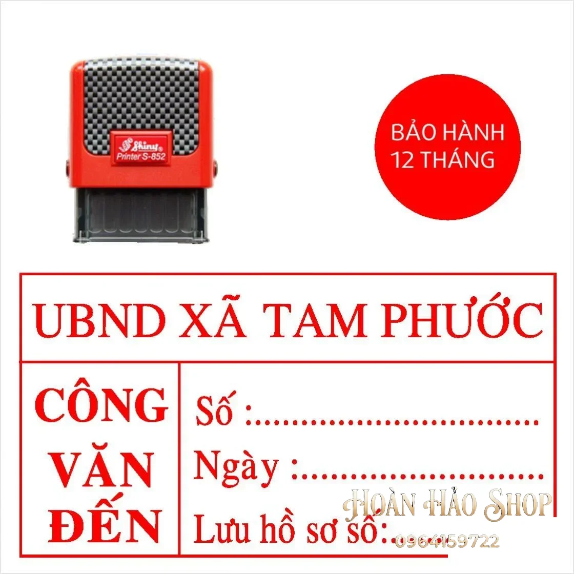 Con dấu công văn đến mẫu UBND
