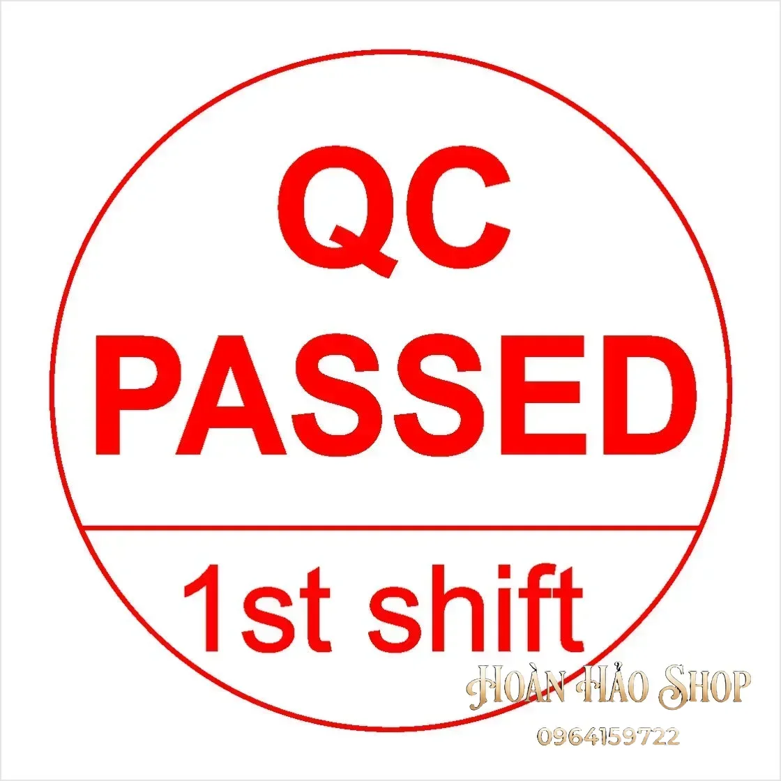 Con dấu tròn QC Pass