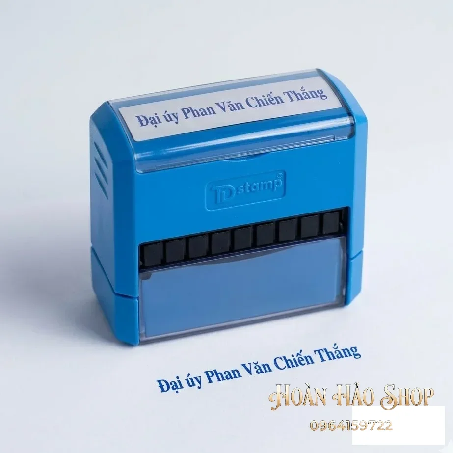 Con dấu tên chữ IN HOA thông thường