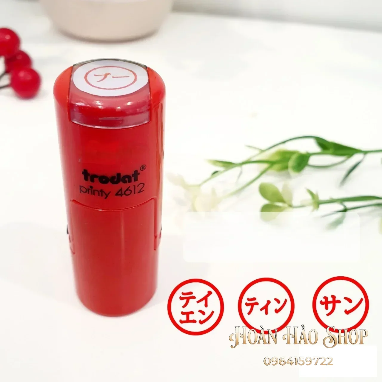 Làm con dấu tên tiếng Nhật lấy liền