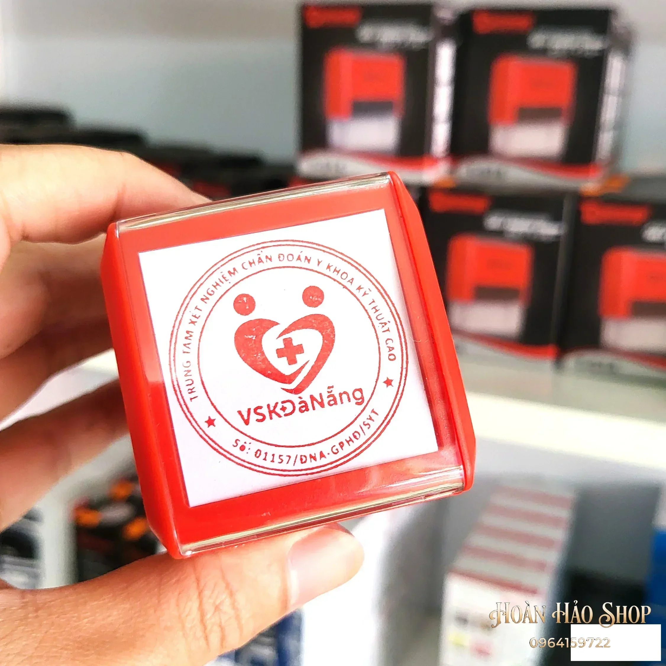 Làm Dấu Tròn Công Ty Có Logo