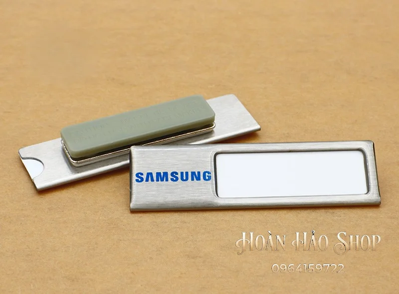 Thẻ tên thay tên chất liệu Inox