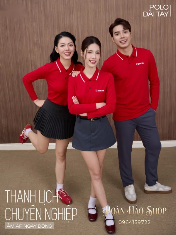 Áo Đồng Phục Công Ty Dài Tay Canon