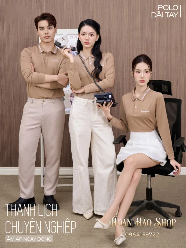 Áo Đồng Phục Công Ty Dài Tay Nespresso