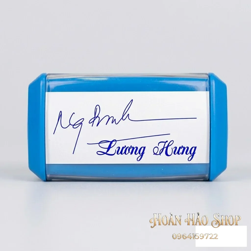 Con dấu tên chữ in Hoa tiếng việt