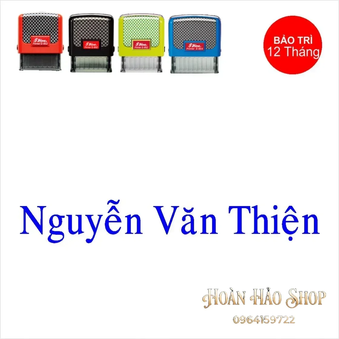 Khắc con dấu tên chữ In Thường