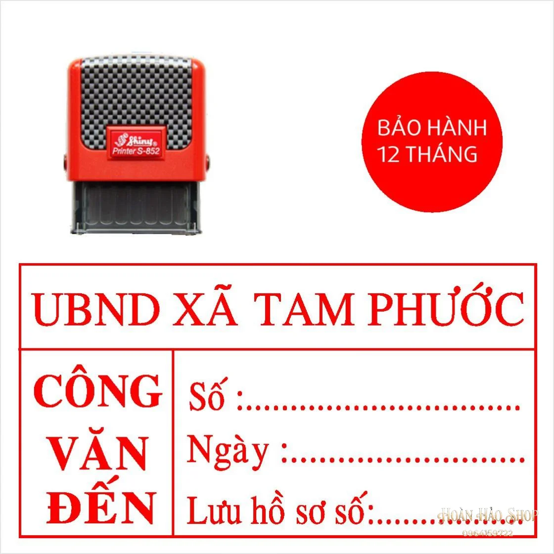 Con dấu công văn đến mẫu UBND