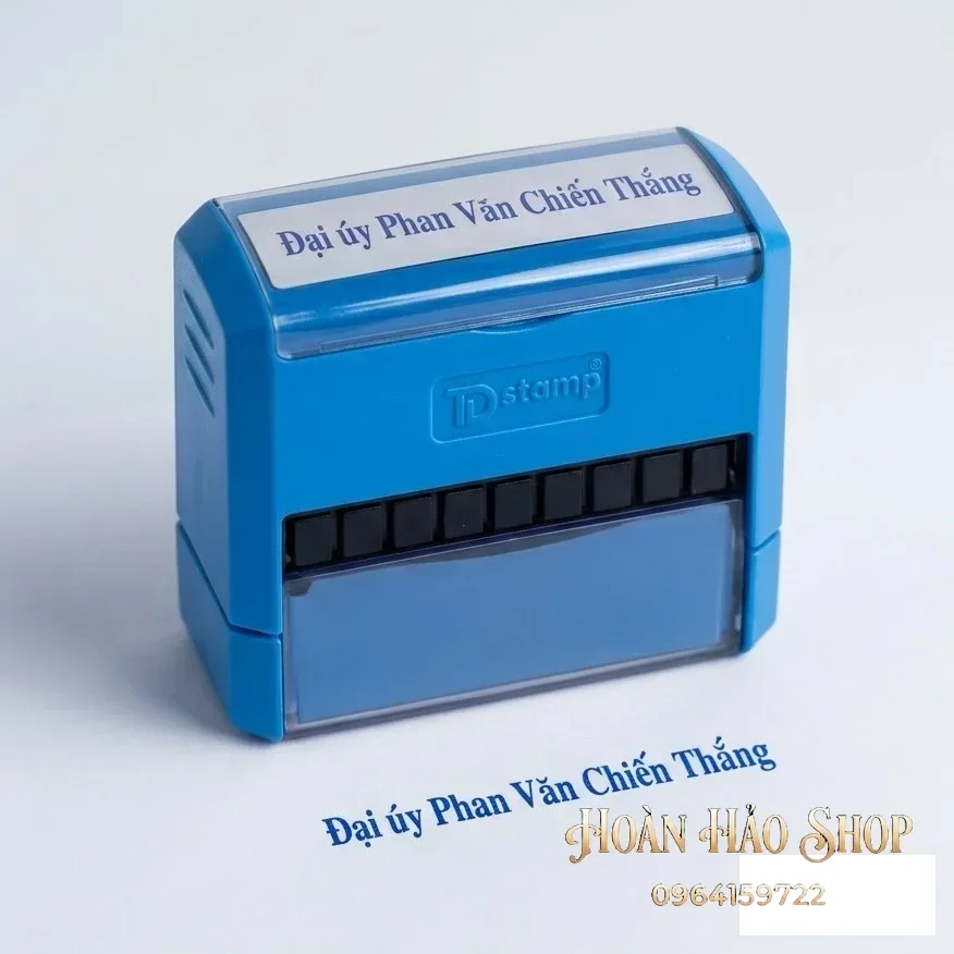 Con dấu tên chữ IN HOA thông thường