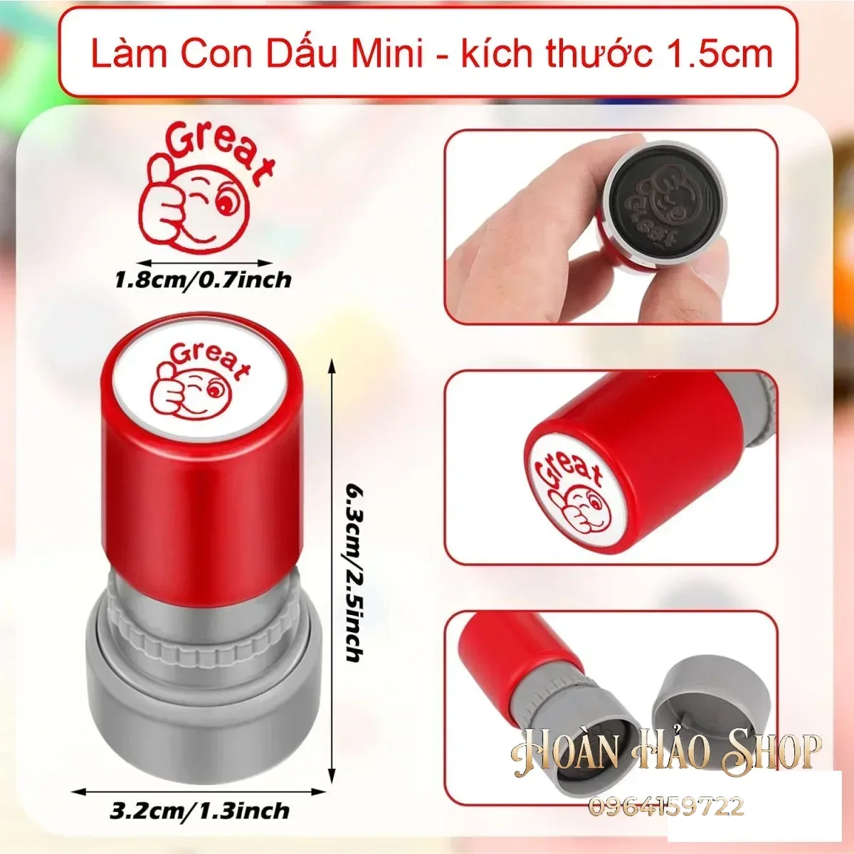 Làm con dấu mini