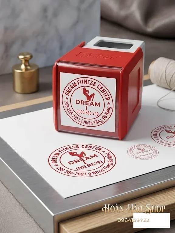 Khắc con dấu tròn văn phòng dự án khởi nghiệp