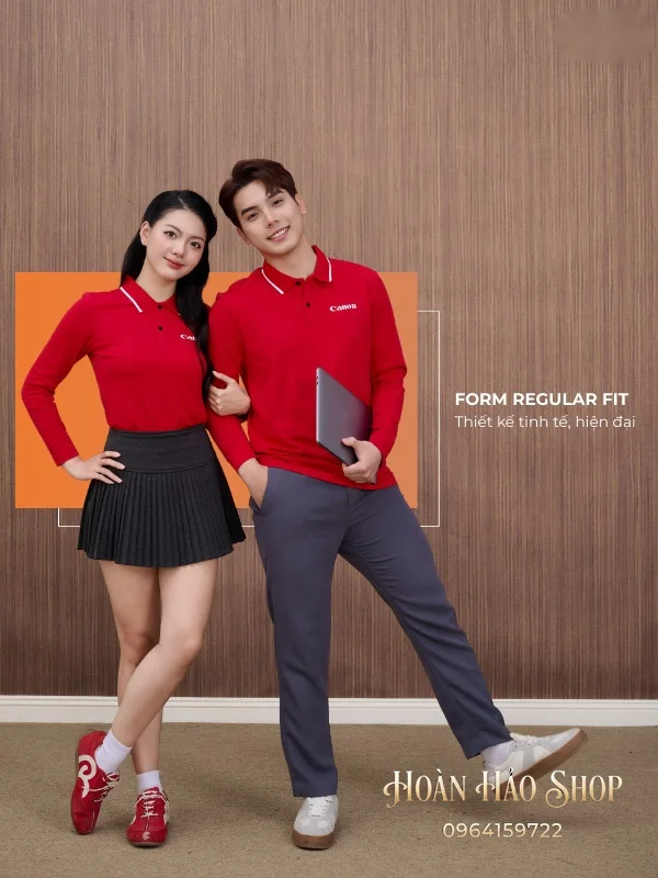 Áo Đồng Phục Công Ty Dài Tay Canon