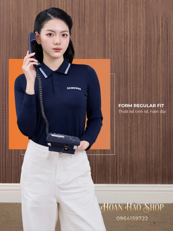 Áo Đồng Phục Công Ty Dài Tay Samsung