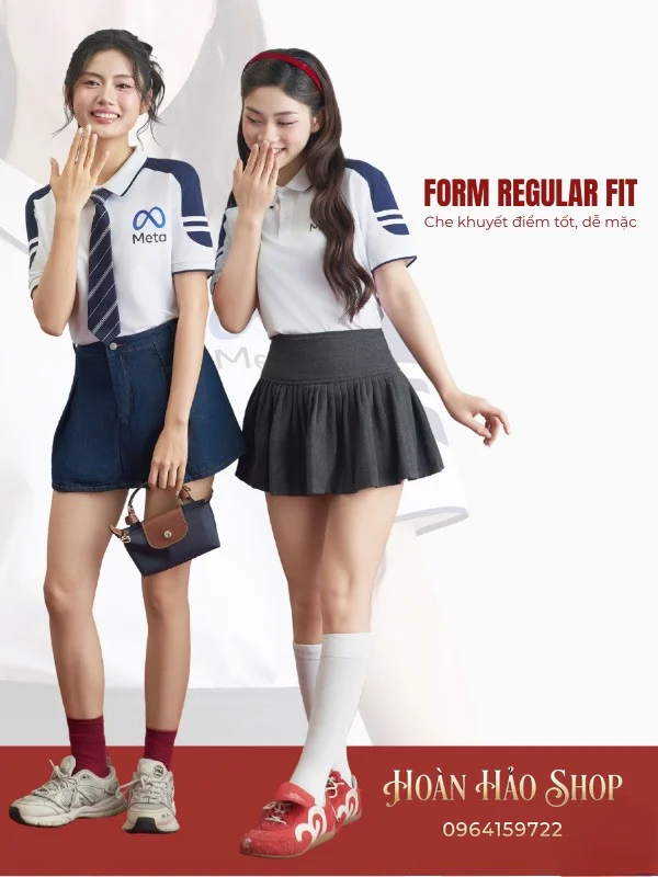 Áo Đồng Phục Công Ty Ecotton 2 Màu Trắng Gạo