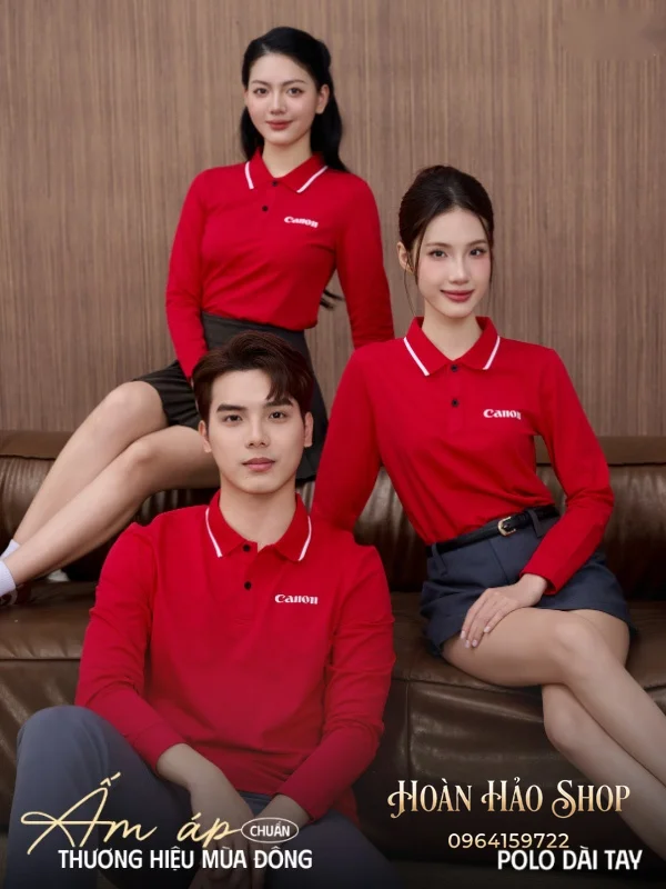 Áo Đồng Phục Công Ty Dài Tay Canon