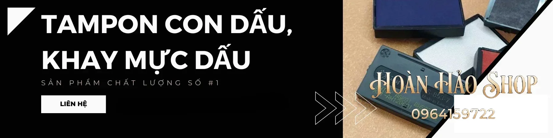 Tampon con dấu, khay mực dấu