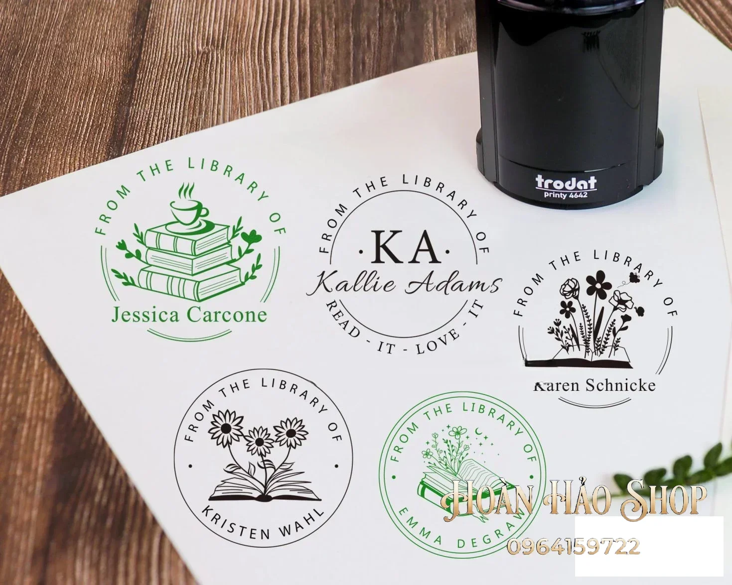 Khắc con dấu logo lấy liền