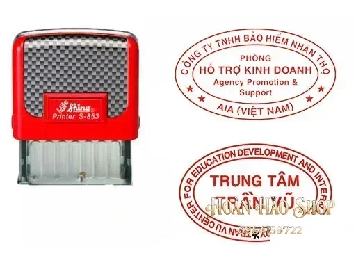 Khắc con dấu oval lấy liền