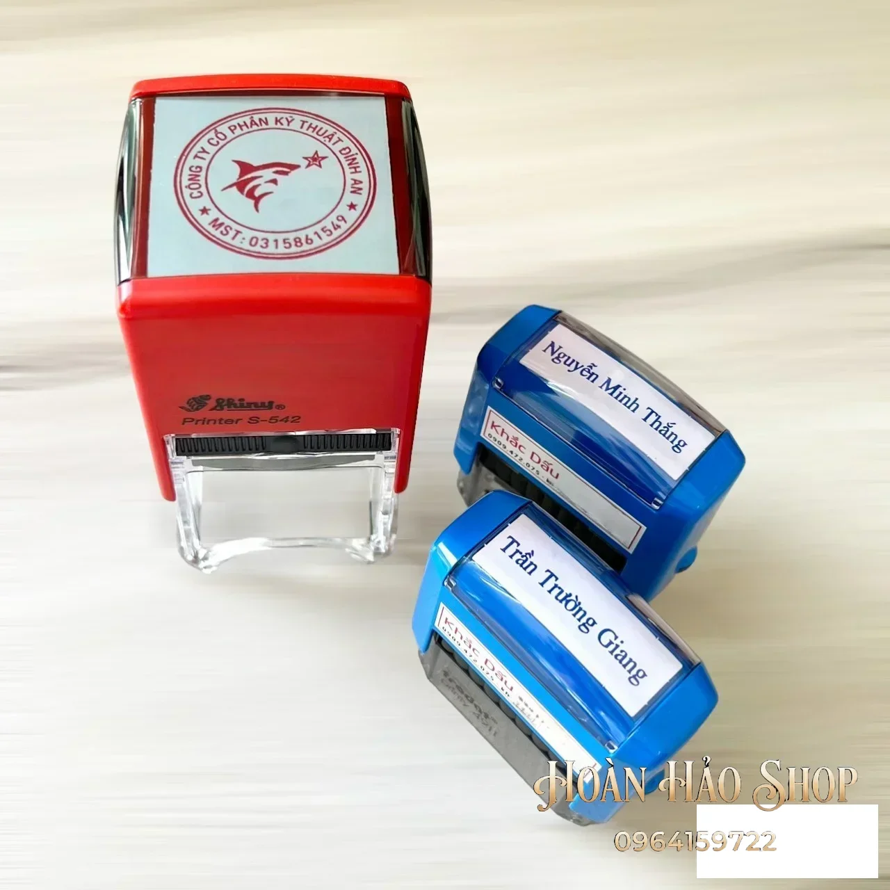 Khắc con dấu logo lấy liền