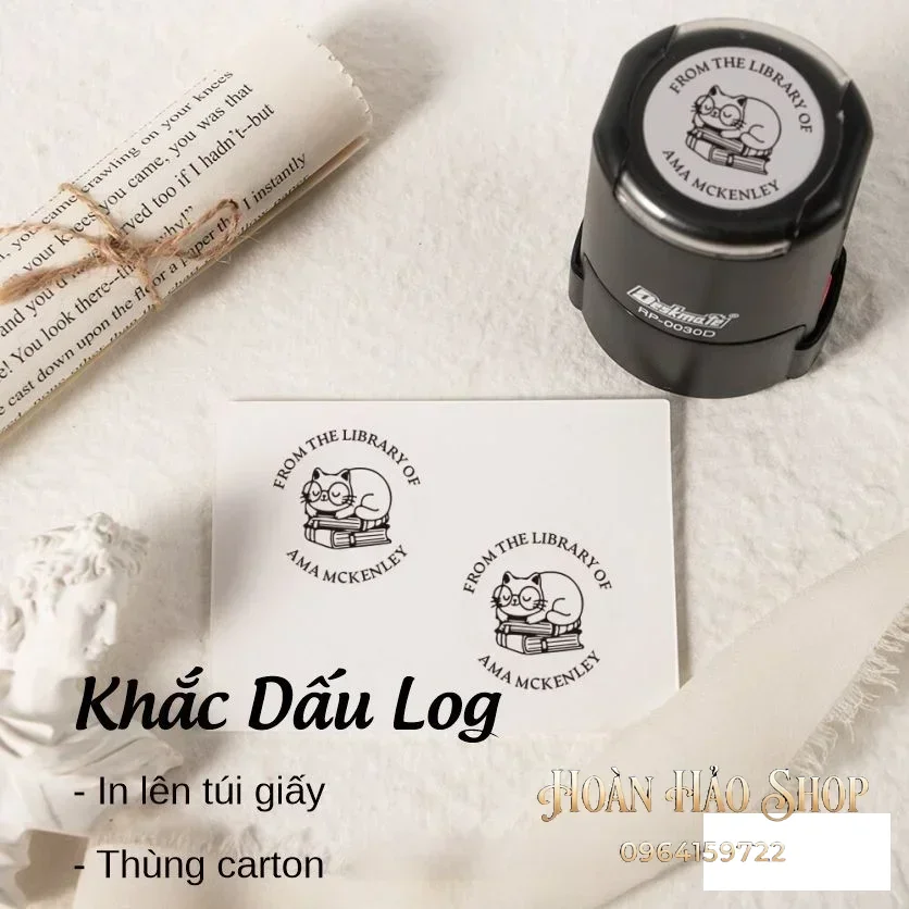 Khắc con dấu logo lấy liền